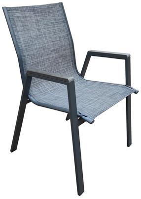 Lauko kėdė Home4you Delgado 19387, pilka sp., 61 cm x 56 cm x 90 cm