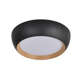 Lampa griesti Candellux Lighting Abruzzo, 4000 °K x 24 W, balta krās. / melna krās.