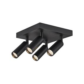 Lampa griesti CristalRecord Slim, G9, 4 x 5 W, melna krās. / melna krās.
