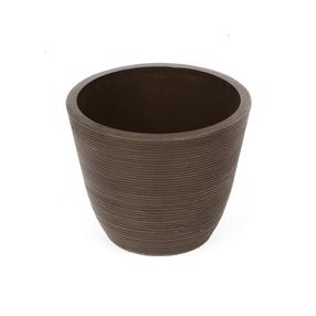 Gėlių vazonas Domoletti 13D10, spw, Ø 10 cm, ruda sp.