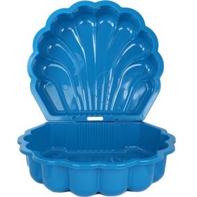 Smėlio dėžė Paradiso Shell Blue T00752, 87 x 77 cm, su dangčiu, mėlyna sp.