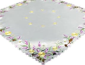 Galdauts kvadrātveida OH-245-B, dzeltena krās./zaļa krās./pelēka krās., 85 x 85 cm