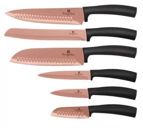 Virtuvinių peilių komplektas Berlinger Haus Rose Gold BH-2648, 6 vnt.