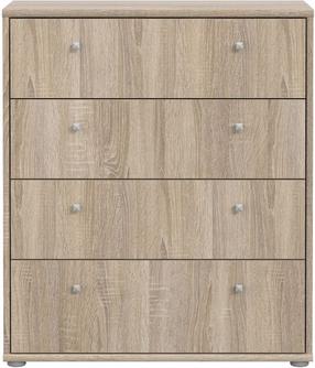 Komoda Forte Tempra 2 T2KK212-D30F, sonoma ąžuolo sp., 86 cm x 35 cm x 74 cm