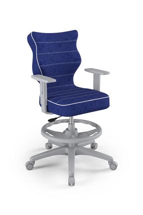 Laste töötool Duo Visto 06, 64 x 64 x 102.5 cm, sinine v./hall v.