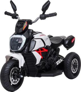 Bērnu elektriskais motocikls Enero Avalon 1033037, balta krās.