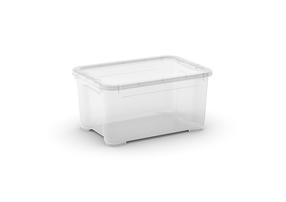 Kaanega hoiukarp, esemete hoidmiseks Kis 8651000020204, 14 l, läbipaistev v., 38 x 27 x 19 cm