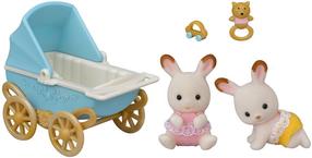 Rinkinys Sylvanian Families Chocolate Rabbit Twins Set 5432