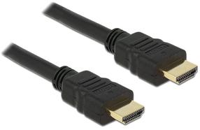 Провод Delock HDMI-HDMI v1.4 HDMI A male, HDMI A male, 1.5 м, черный цв.