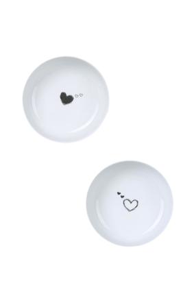 Bļodu komplekts Hermia 710KTP3640, balta krās./melna krās., 15 cm, 0.5 l