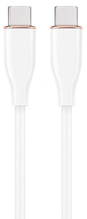 Провод Gembird Premium silicon USB Type-C Male, USB Type C Male, 1.5 м, белый цв.