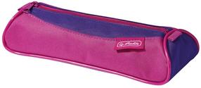 Пенал Herlitz Pencil Pouch 10312691, 9 см x 21 см, розовый цв./фиолетовый цв.
