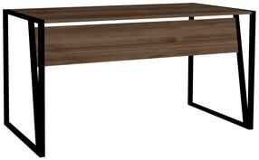 Rašomasis stalas Kalune Design Kemer 835PUQ5047, 140 cm x 70 cm, 74 cm, riešuto sp.