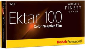 Fotojuostelės Kodak Ektar 100-120, kadrų sk. 12 x 5 vnt.