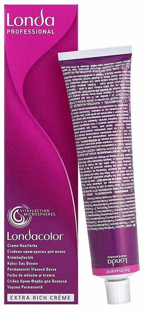 Matu krāsa Londa Professional Professional Londacolor Permanent, medium blonde copper krās., 7/4, 60 ml