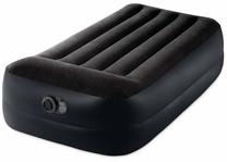 Pripučiamas čiužinys su pompa Intex Dura-Beam Pillow Rest, juoda sp., 191 cm x 99 cm x 42 cm