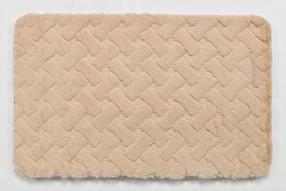 Vonios grindų kilimėlis Domoletti BMA1298C, smėlio sp., 81 cm x 51 cm