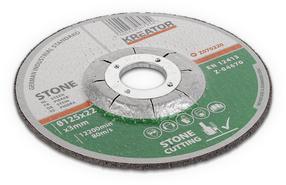 Griešanas disks Kreator KRT070220, 125 mm x 3.2 mm x 22.2 mm, 6 gab.