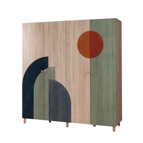 Шкаф Kalune Design Loni 4 972, коричневый цв., 52 см x 180 см x 192 см
