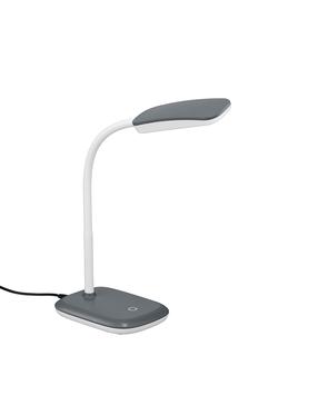 Darbo stalo šviestuvas Reality BOA, LED, 3.5W, pilka sp./balta sp.