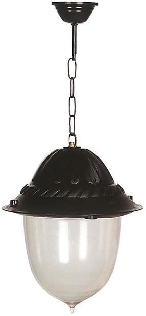 Lauko pakabinamas šviestuvas Opviq BFE-68212-BSY, 60W, E27, IP65, juoda sp., 30 cm x 65 cm
