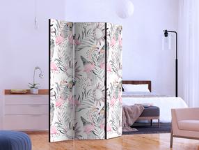 Širma Artgeist Flamingos And Twigs Paraventtc0365, įvairių spalvų, 135 cm x 172 cm