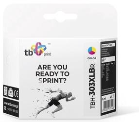 Картридж для струйного принтера TB Print TBH-303XLCR, желтый цв./фуксия (magenta) цв./циановый голубой (cyan) цв., 16 мл