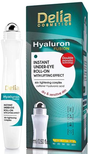 Silmaümbrusgeel Delia Cosmetics Hyaluron Fusion 50+, 15 ml, 50+