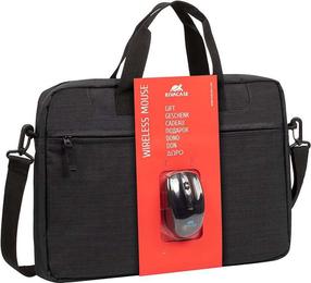 Сумка для ноутбука Rivacase Regent With Mouse, черный цв., 15.6″