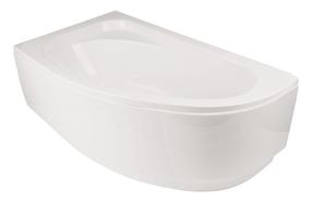 Vann, nurgaga Besco Piramida Cornea, 140 cm x 80 cm x 55 cm, nurga-, valge v.