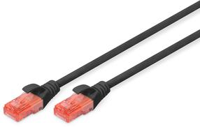 Laidas Digitus Cat 6, U-UTP DK-1612-030/BL RJ-45 8P8C, RJ-45 8P8C, 3 m, juoda sp.