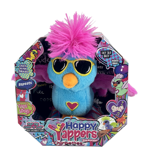 Игрушечное животное птица HAPPY YAPPERS Bella Beep 9392, синий цв.