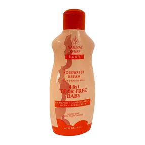 Plaukų ir kūno prausiklis Dr. Natural Rosewater Dream, 200 ml
