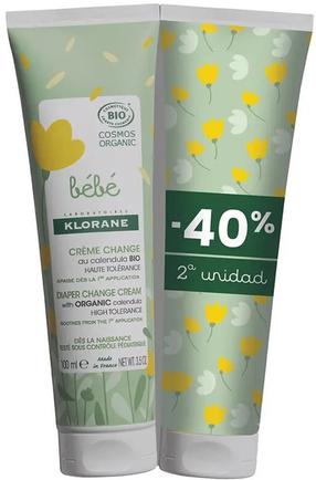 Крем для младенцев Klorane Bebe Bio, 200 мл, 2 шт.