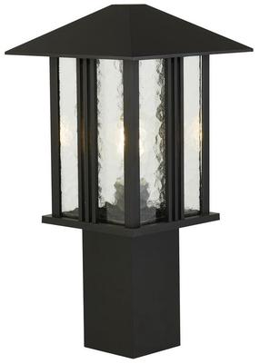 Pastatomas lauko šviestuvas Searchlight Venice, 60W, E27, IP44, juoda sp., 23 cm x 45 cm