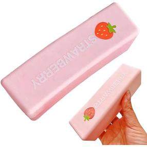 Сенсорная сжимаемая игрушка Squishy Slow Rising Butter, 6 см, розовый цв.