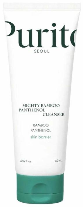Valomosios veido putos Purito Mighty Bamboo Panthenol, 150 ml