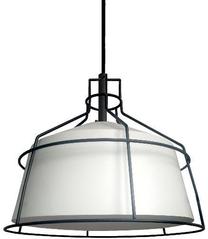 Lampa karināms Light Prestige Dritto LP-123/1P M WH 590779636893, E27, 1 x 60 W, melna krās. / balta krās.
