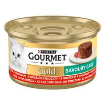 Šlapias kačių maistas Gourmet Gold, daržovės, 0.085 kg