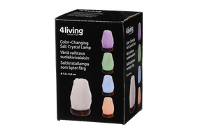 Soola laualamp 4Living, LED, valge v./puidu v.