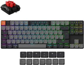 Klaviatūra Keychron K1 QMK K1X-H1, EN, melna krās.