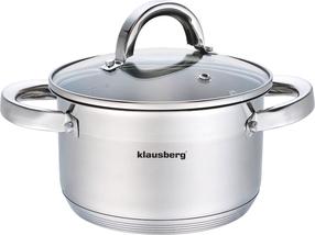 Kastrul Klausberg KNFF95, Ø14 cm, 1 l, roostevaba teras v.