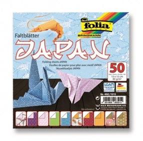 Paberkujukeste valmistamise komplekt Folia Origami Japan, mitmevärviline