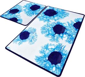 Vannitoamattide komplekt Foutastic Unravel 359CHL4678, mitmevärviline, 100 cm x 60 cm