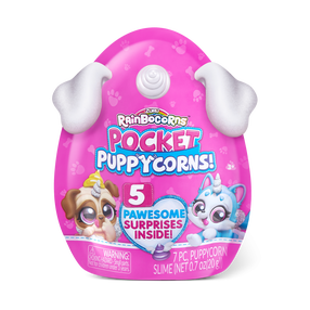 Žaislinė figūrėlė, su priedais Rainbocorns Pocket Puppycorn, (spalva/dizainas parenkami atsitiktine tvarka)