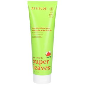Juuste- ja kehapesuvahend Attitude Super Leaves, 240 ml