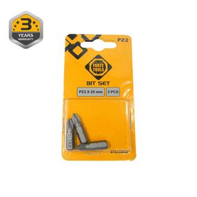 Skrūvgriežu uzgaļu komplekts Forte Tools BT03-25PZ2, PZ2, 25 mm