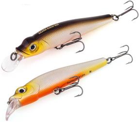 Vobleris Akara Asher 80F A76, 8 cm, 8 g, zelta krās./melna krās./oranža krās.