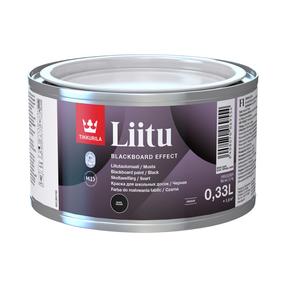 Speciāla krāsa, sienas/durvis/mēbeles Tikkurila, melns krās.