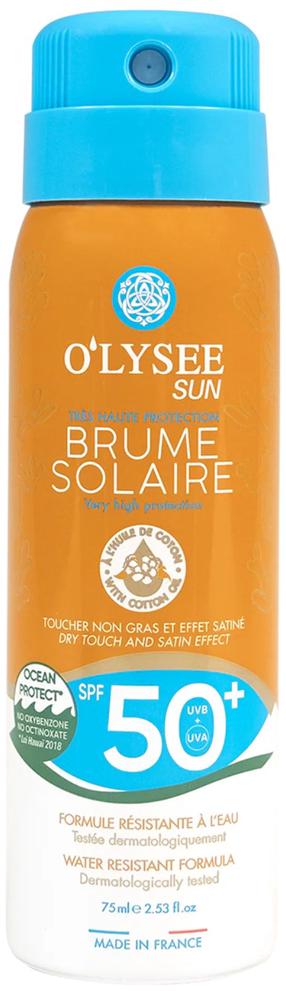 Purškiklis įdegio priežiūrai kūnui O'Lysee Sun SPF50+, 75 ml